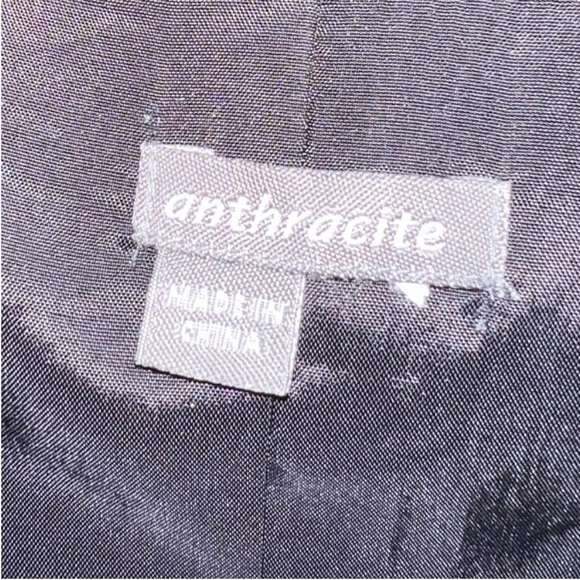 Anthracite- Floral sequin jacket - Picture 6 of 7